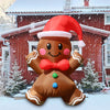 5 FT Inflatable Gingerbread Man – LED Cute Christmas Decoration for Indoor & Outdoor Holiday Display