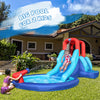 Action Air Inflatable Water Slide with Water Cannon & Splash Pool