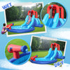 Action Air Inflatable Water Slide with Water Cannon & Splash Pool