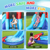 Action Air Inflatable Water Slide with Water Cannon & Splash Pool