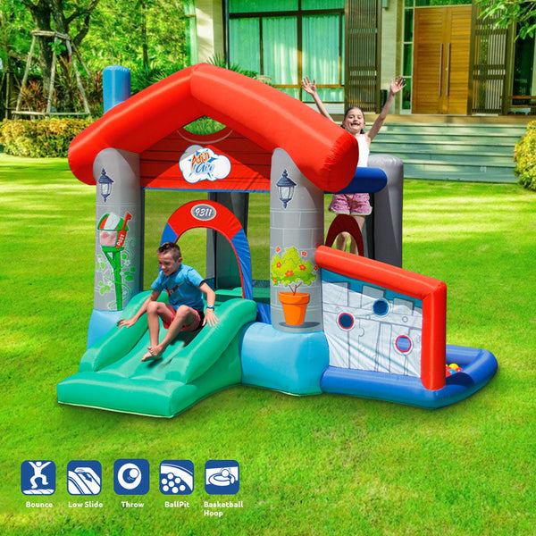 Action Air Happy House Jumping Castle with Slide (No Blower)