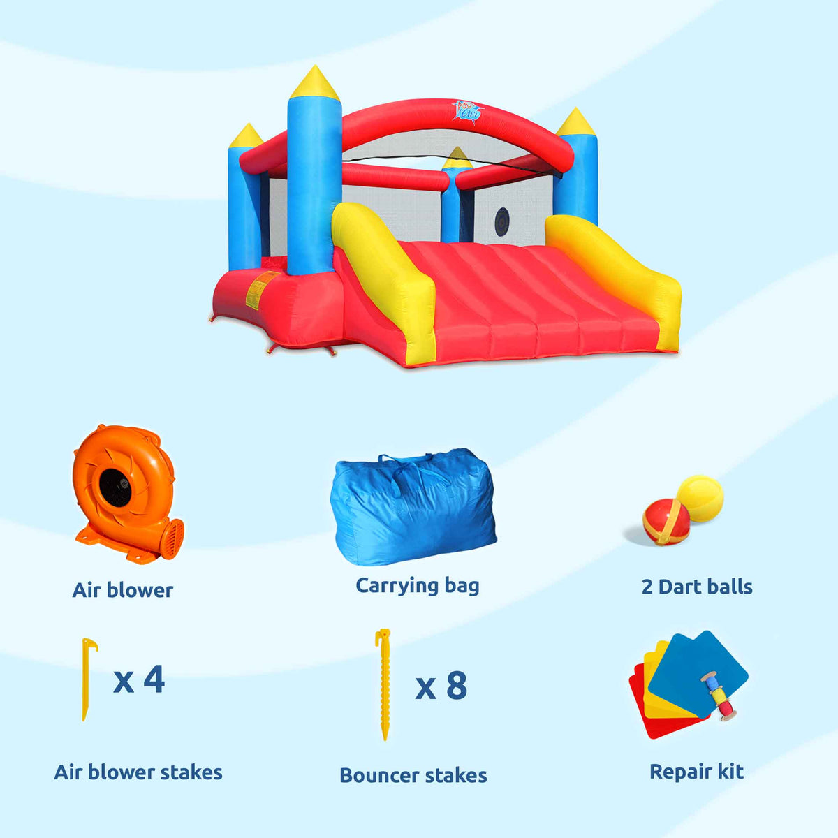 Action Air Bounce House with Slide - Year-round Fun and Adventure ...